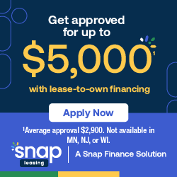 Graphic image of a promotion for financing